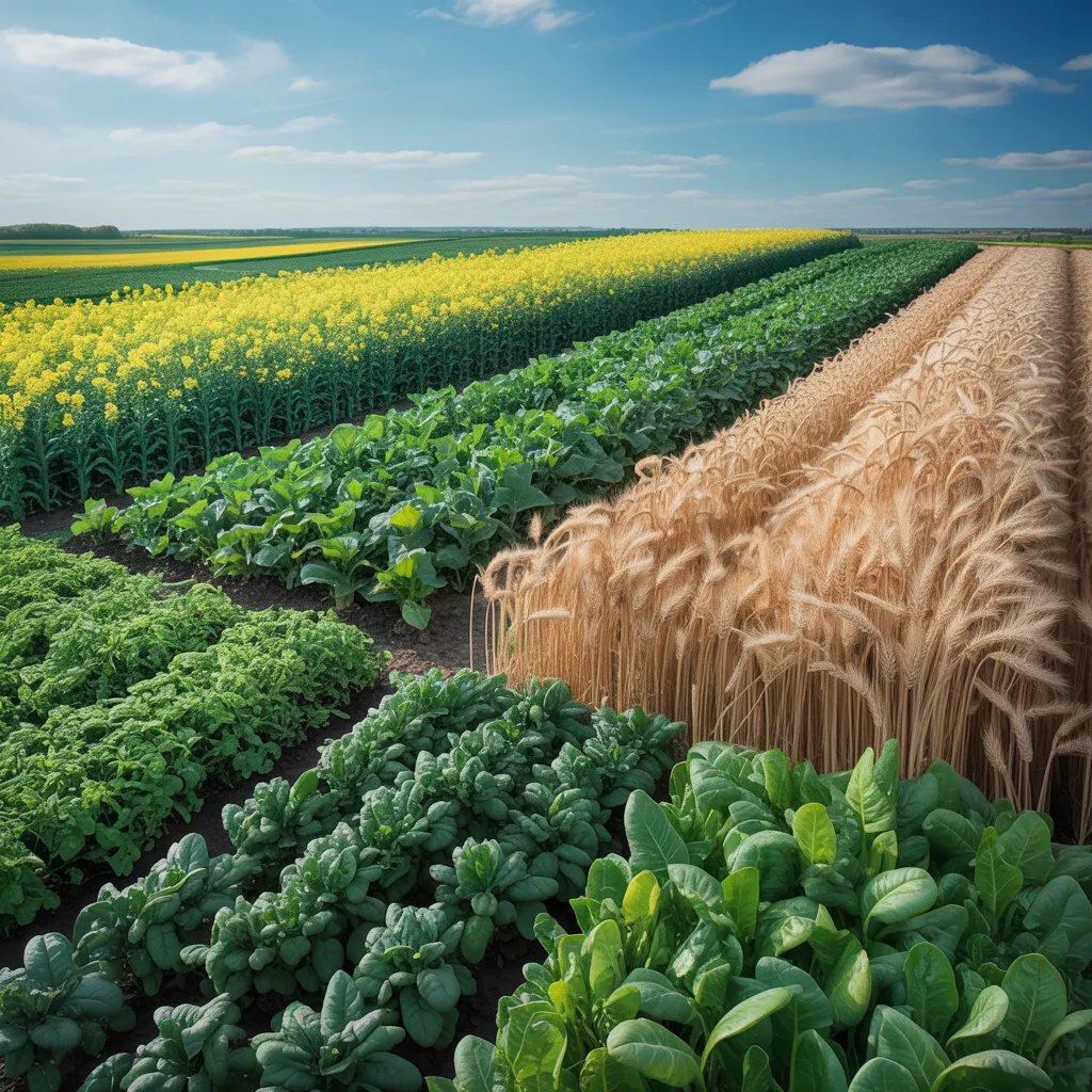 Vielfältiger Anbau auf unseren Feldern